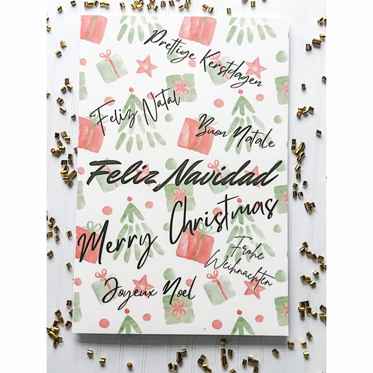 Merry Christmas Around the World Card