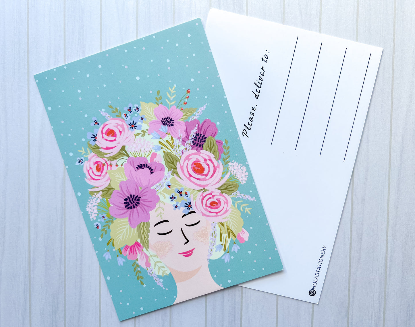 Flower Head Postcard